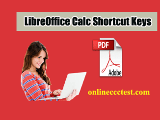 LibreOffice Calc Shortcut Keys Pdf Download